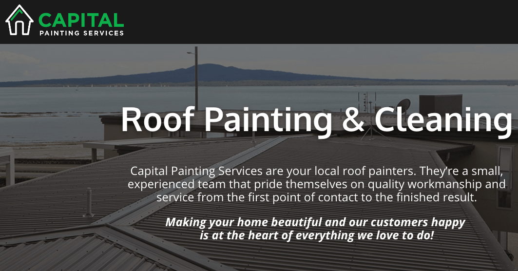 Capital Painting Services' Homepage