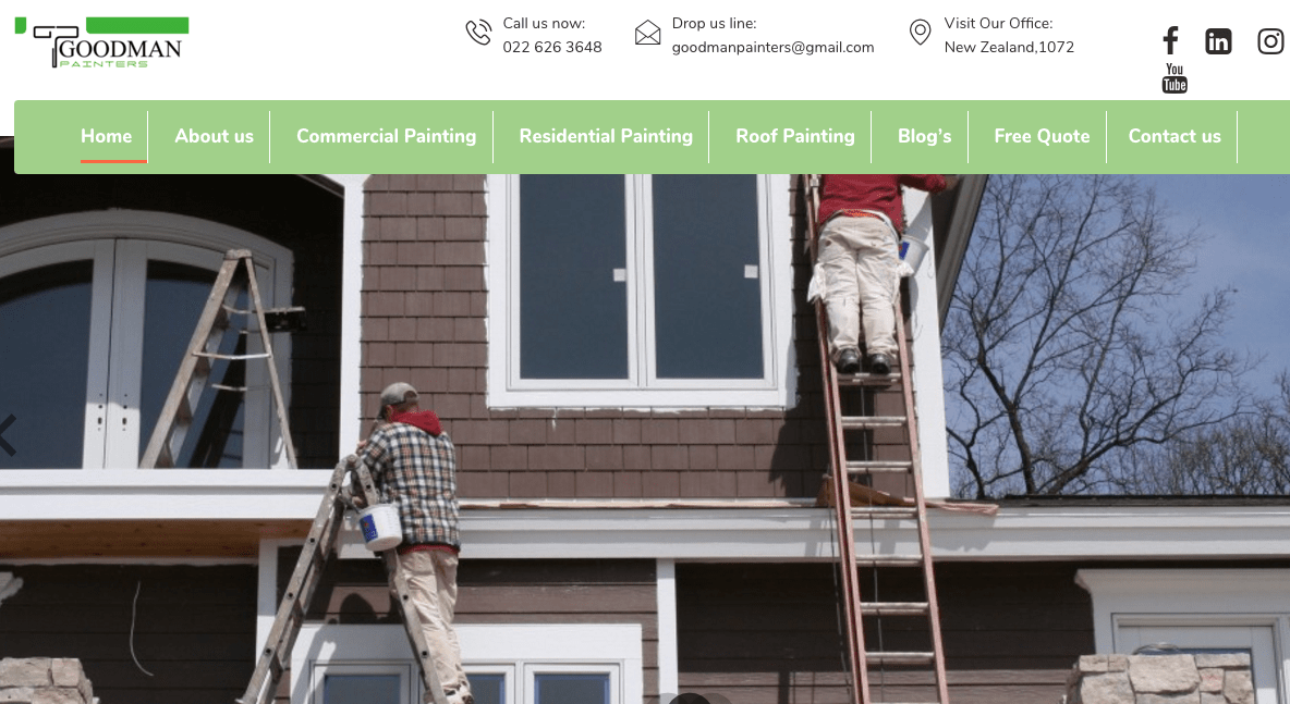 Goodman Painters Ltd's Homepage