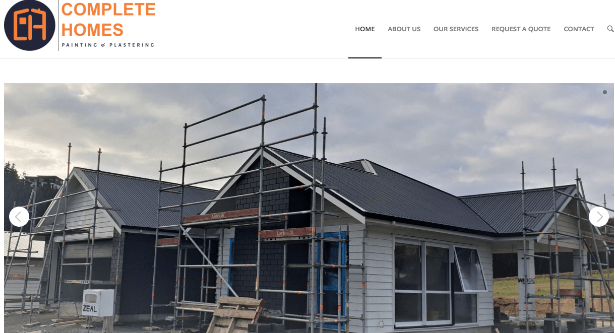 CompleteHomes Painting & Plastering's Homepage