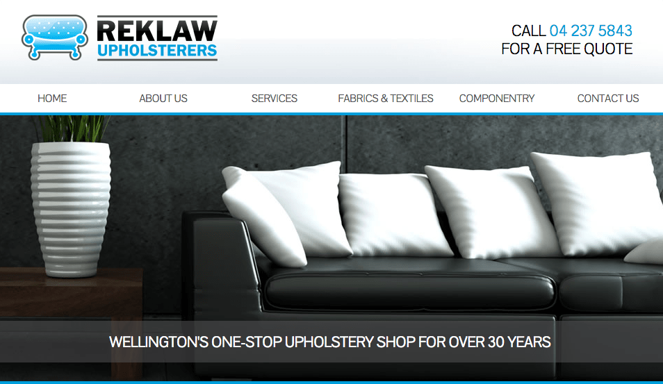 Reklaw Upholsterers' Homepage