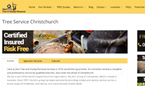 Jim’s Tree & Stump Removal's Homepage