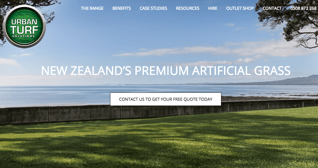 Urban Turf Solutions' Homepage