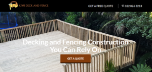Kiwi Deck and Fence's homepage