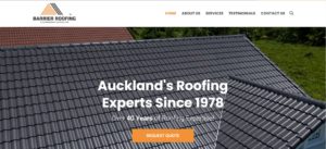 barrier roofing's homepage