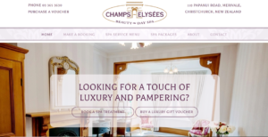 Champs Elysees Beauty Day Spa's homepage