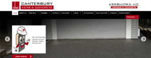 Canterbury Kerb & Concrete's homepage