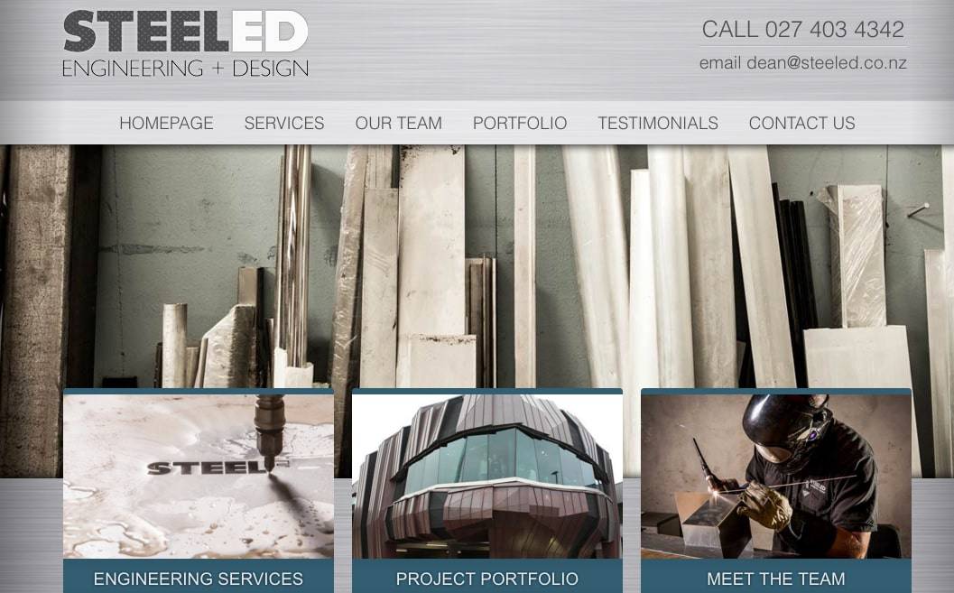 SteelED Engineering & Design's Homepage