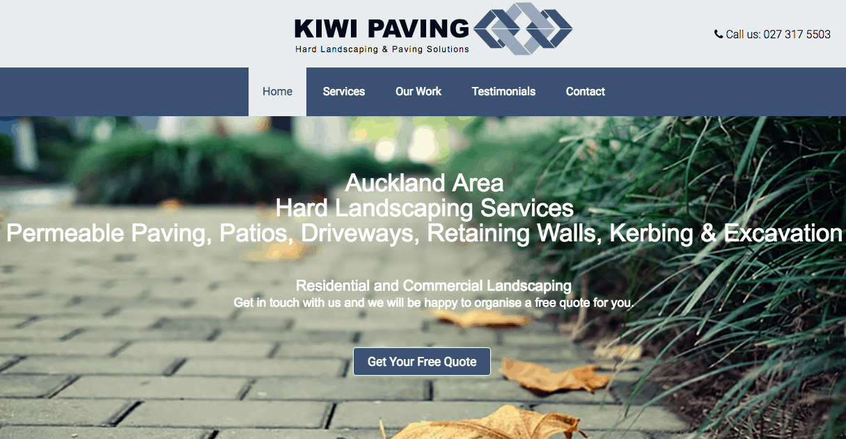 Kiwi Paving's Homepage