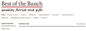 Best of the Bunch Florist's Homepage