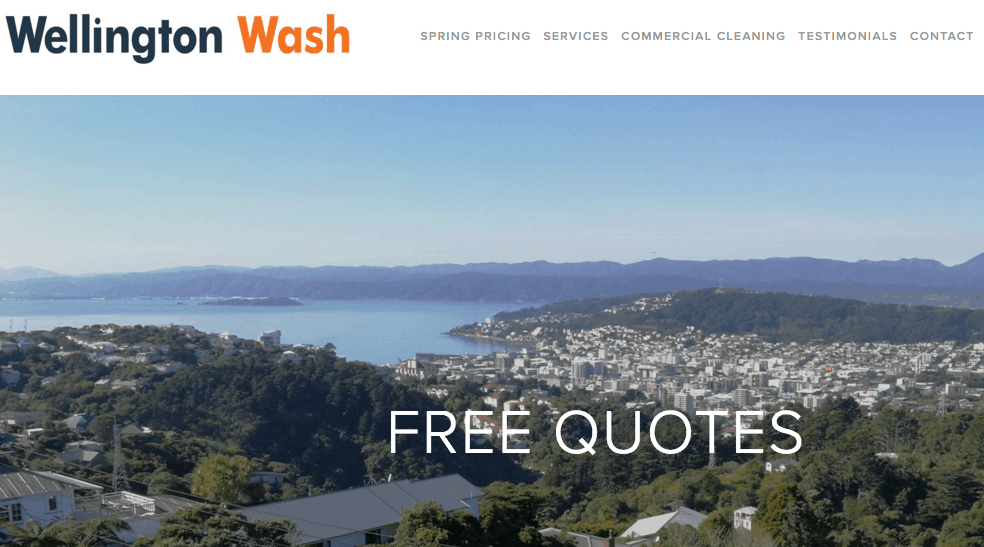 Wellington Wash Ltd's Homepage