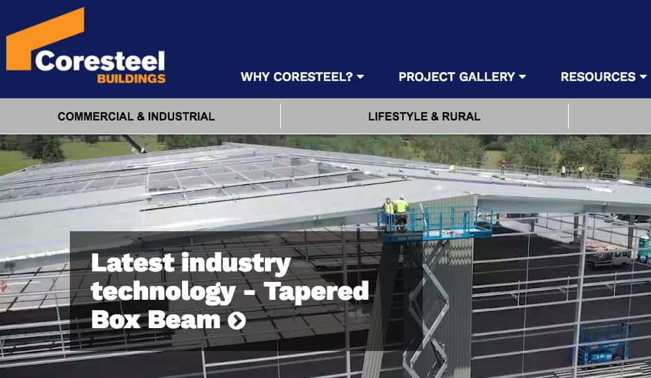 Coresteel Buildings' Homepage