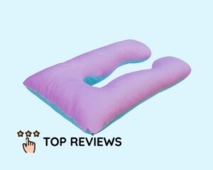 Pregnancy Maternity U-Shape Pillow (pink + blue)_Pregnancy Pillows_topreviews