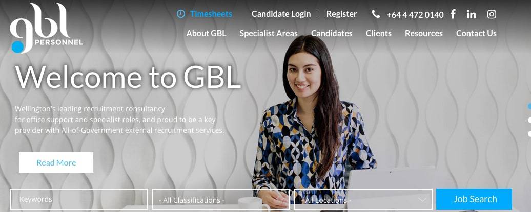 GBL Personnel's Homepage