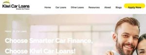 Kiwi Car Loans' Homepage