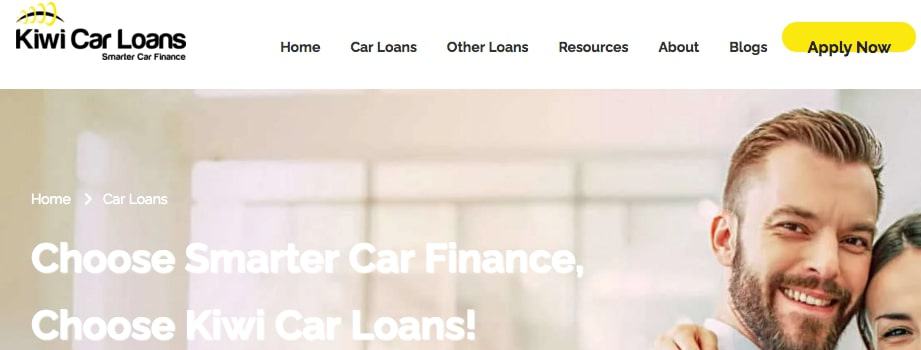 Kiwi Car Loans' Homepage