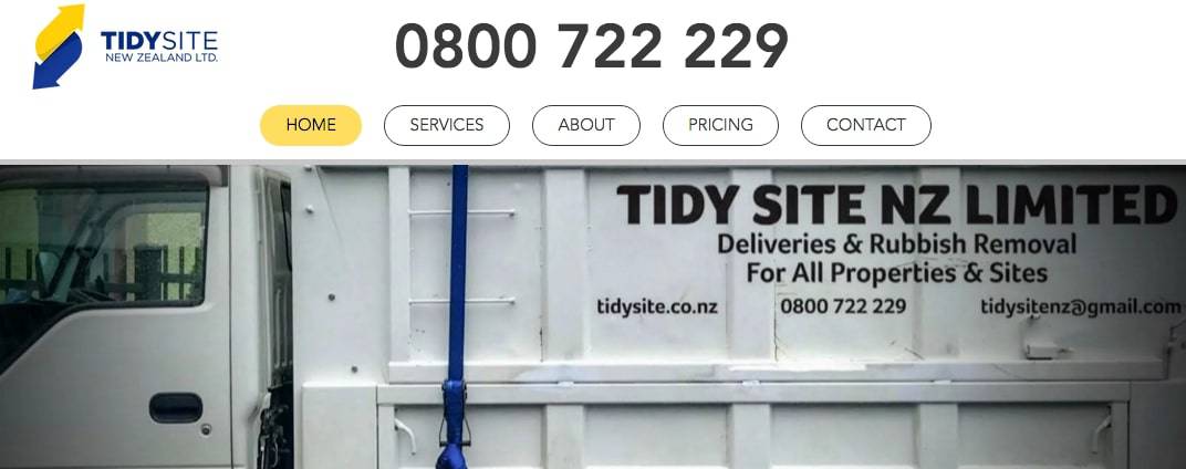 Tidy Site New Zealand Ltd's Homepage