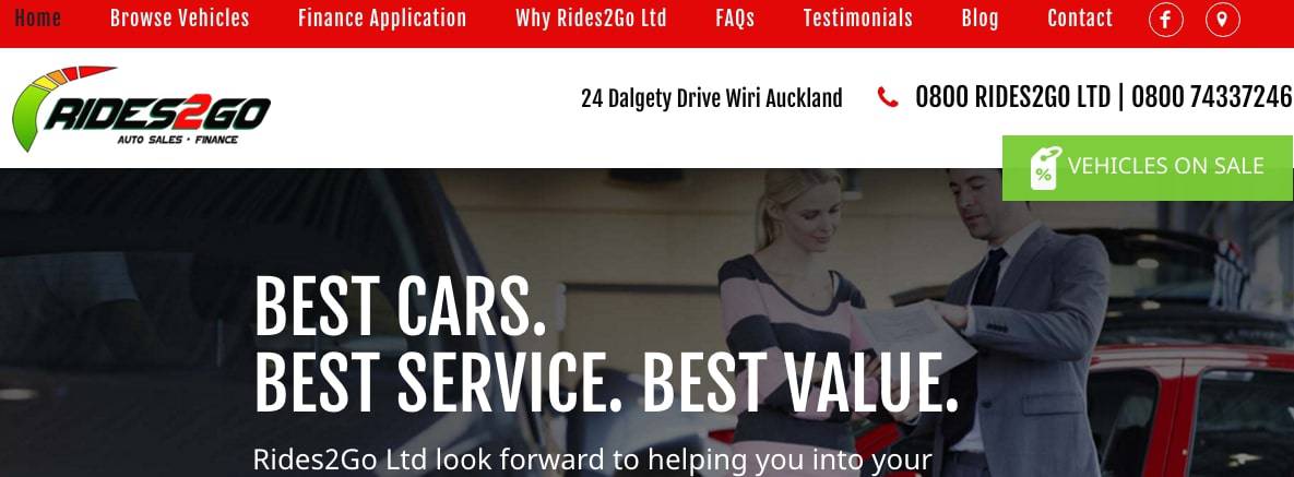 Rides2Go Ltd's Homepage