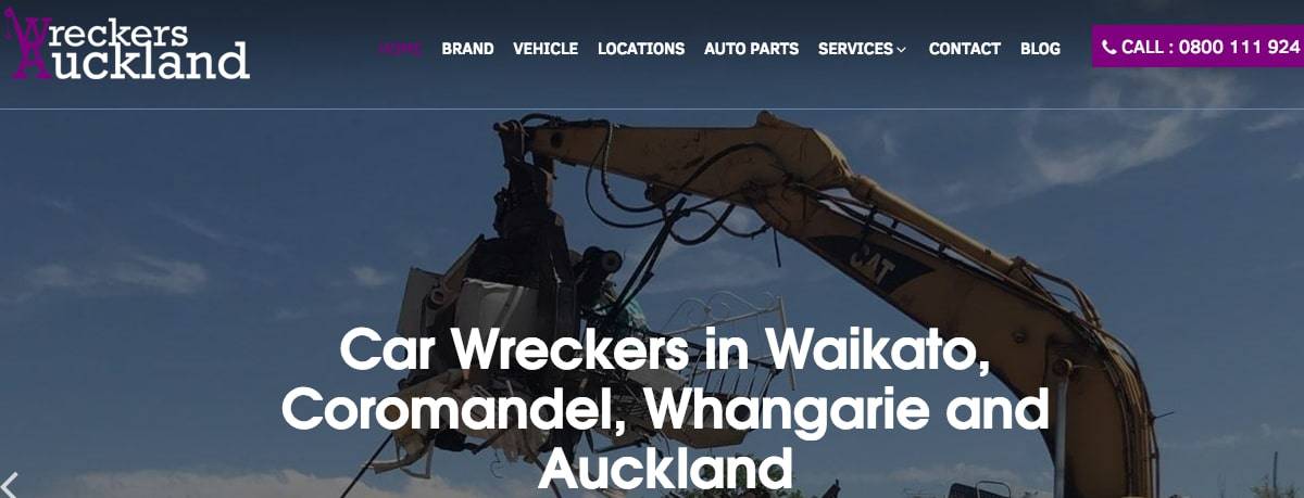 Wreckers Auckland's Homepage