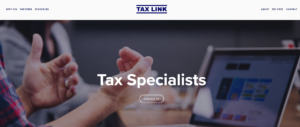 Tax Link's homepage