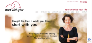 Start With You's homepage