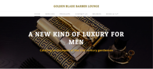 Golden Blade Barber Lounge's homepage
