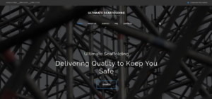 Ultimate Scaffolding's homepage