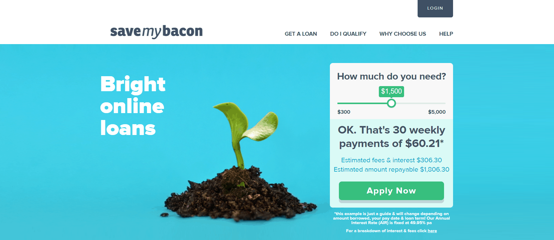 Save My Bacon Homepage