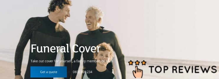 AA Life Funeral Cover's Homepage
