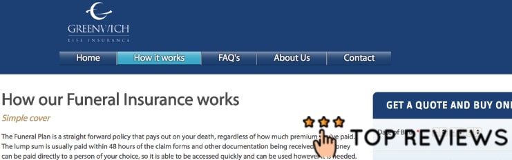 Greenwich Funeral Insurance's Homepage