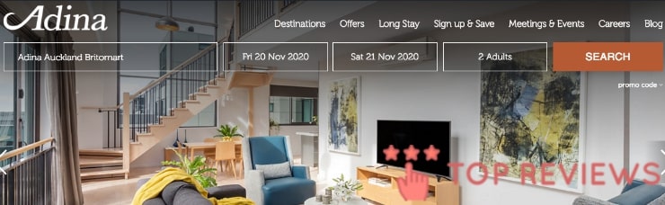 Adina Apartment Hotel Auckland Britomart's Homepage