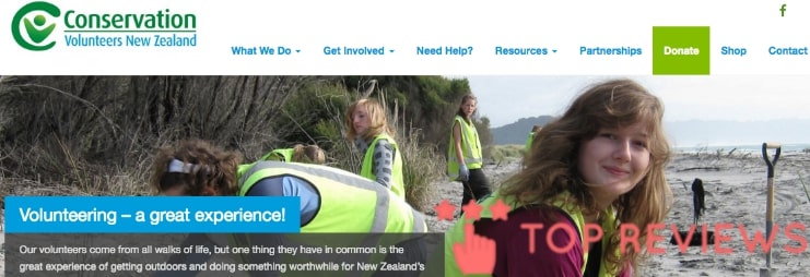 Conservation Volunteers New Zealand's Homepage