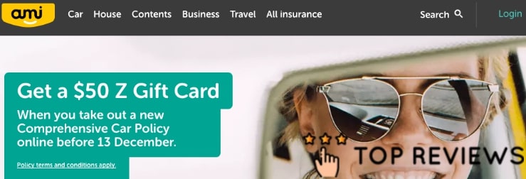 Ami Car Insurance's Homepage