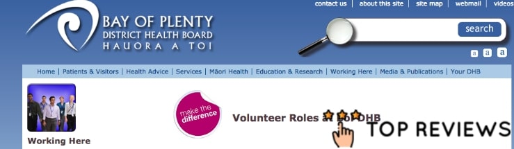 Bay of Plenty District Health Board's Homepage