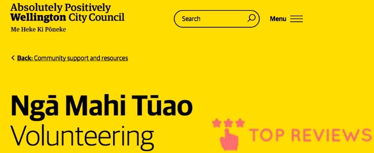 Wellington City Council's Homepage