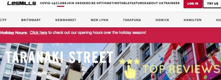 Les Mills' Homepage