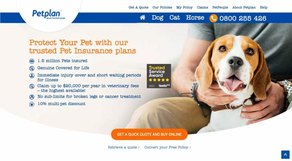 Petplan's Homepage