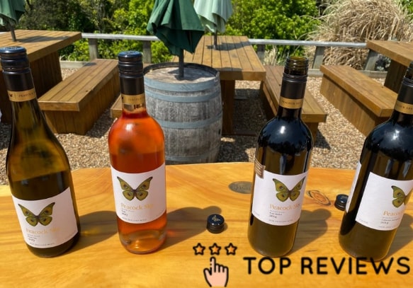 Peacock Sky Vineyard's Wine Bottles