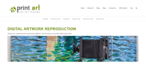 Print Art Fine Art Imaging's homepage