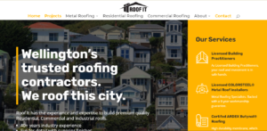 Roof It's homepage
