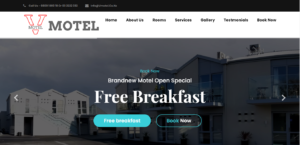 V motel's homepage