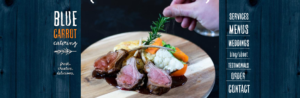 Blue Carrot Catering's homepage
