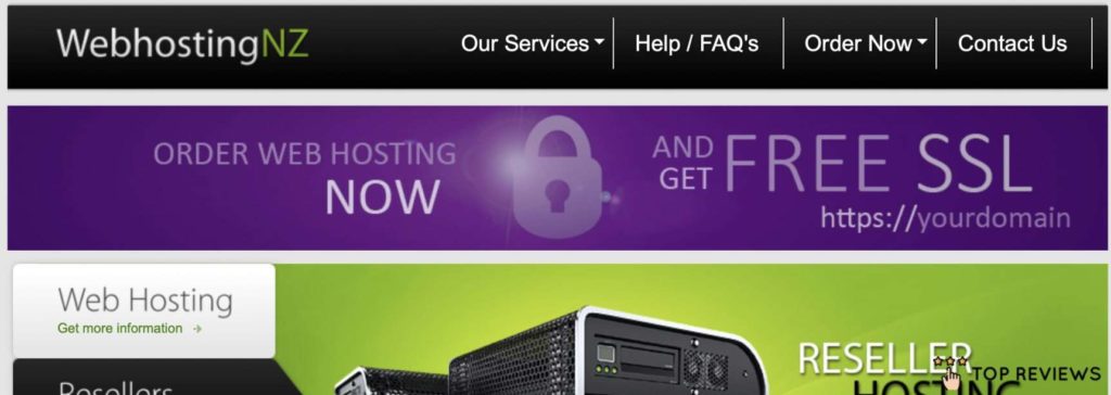 Webhosting NZ's Homepage
