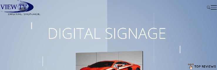 ViewTV Digital Signage's Homepage