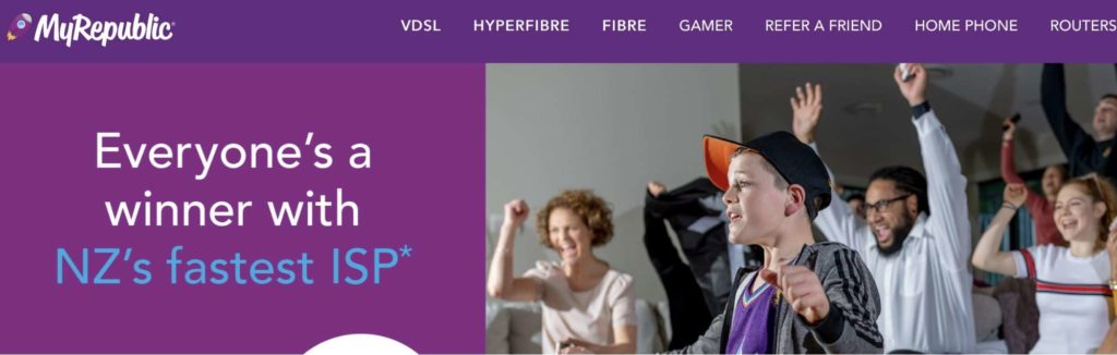 MyRepublic's Homepage