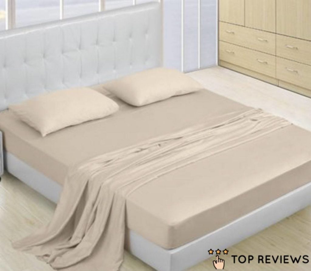 Dreamz Bamboo Cotton Bedsheet Set (Ivory)