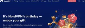 Surfshark's Homepage