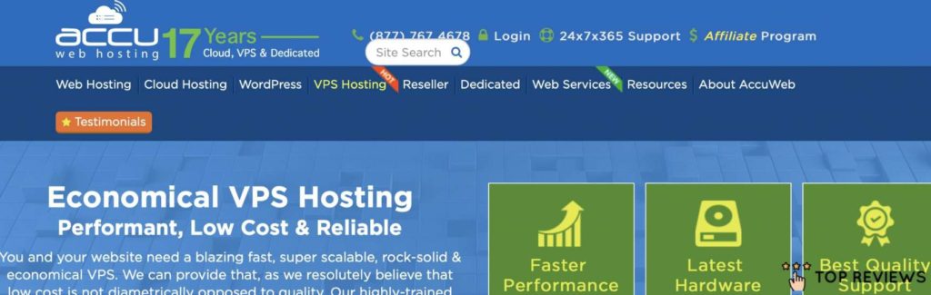 Accu Web Hosting's Homepage
