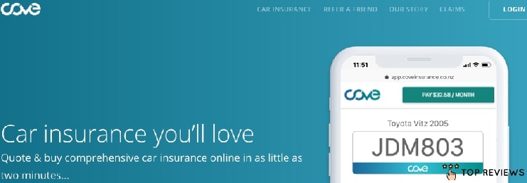 Cove Insurance's Homepage