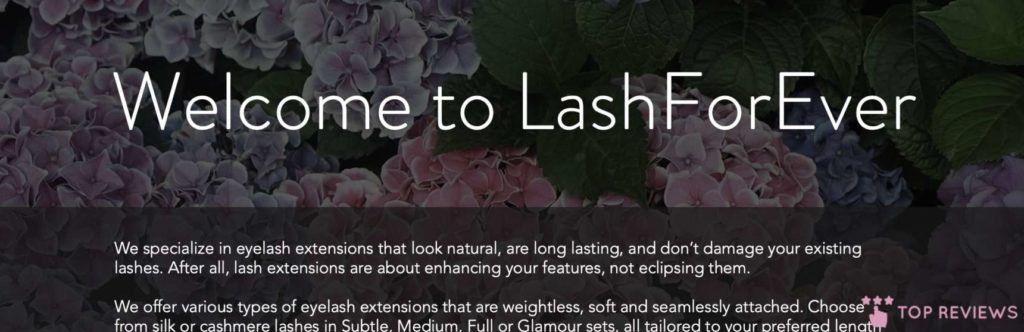 Lash For Ever's Homepage