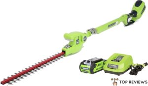 Greenworks Long Reach Hedge Trimmer